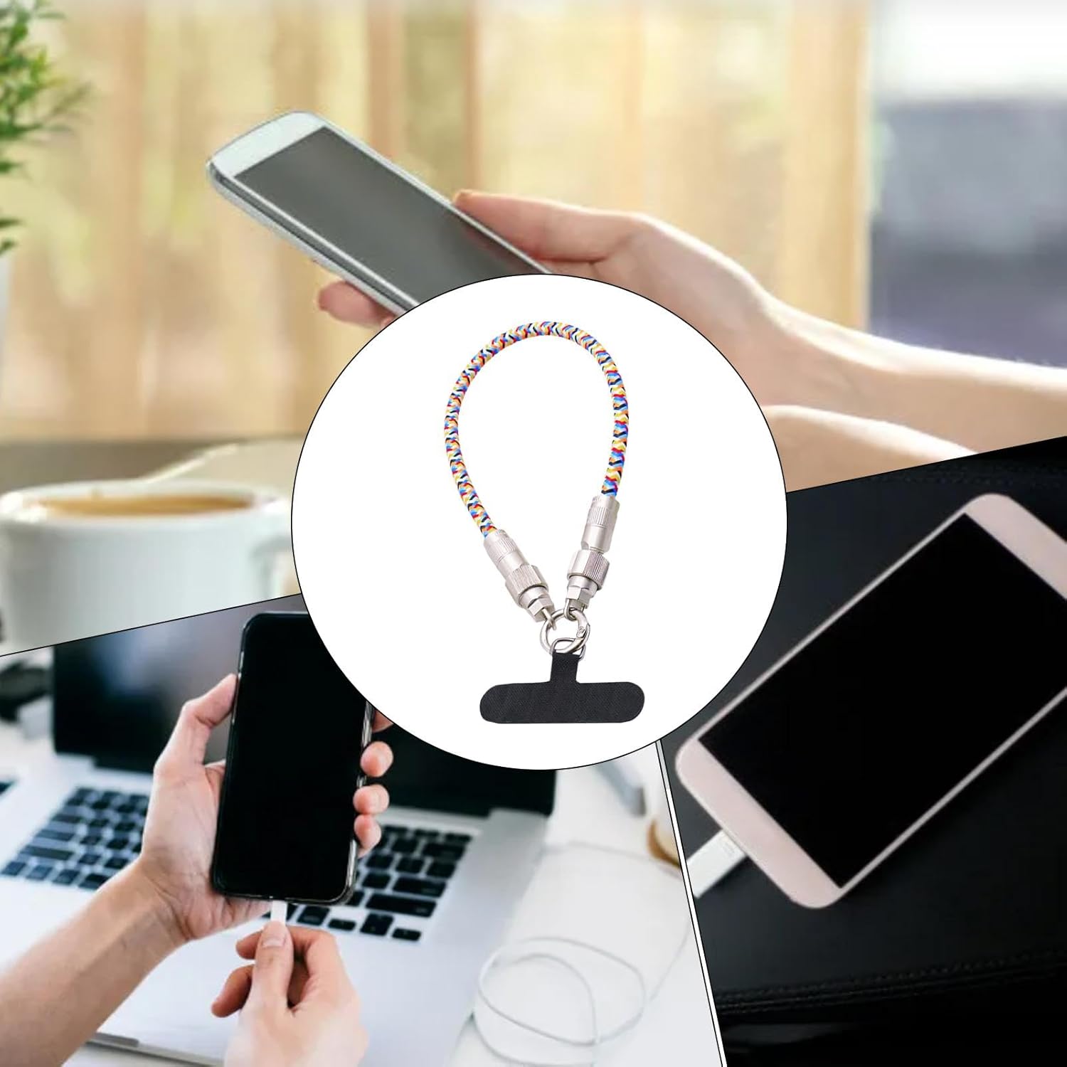 Phone Chain Charging Cable - High Speed 0,3M Length