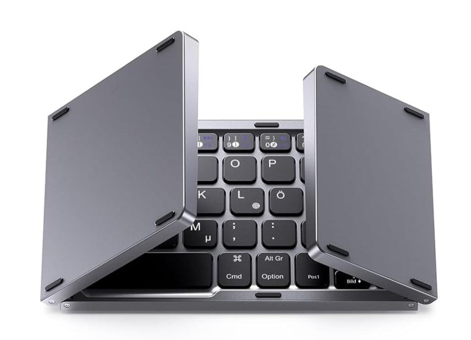 High-End Ultra-Portable Foldable Bluetooth Keyboard with Touchpad
