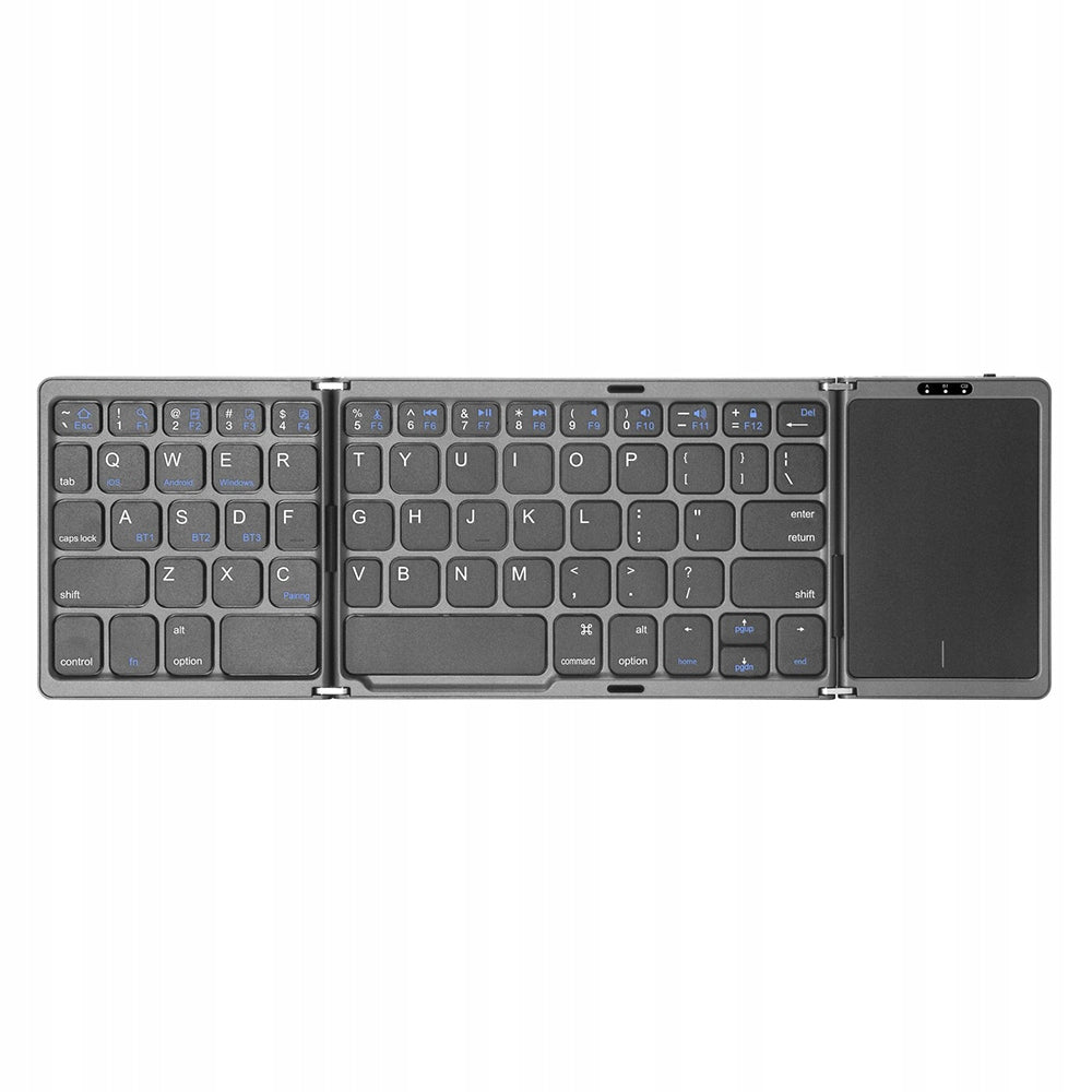 High-End Ultra-Portable Foldable Bluetooth Keyboard with Touchpad