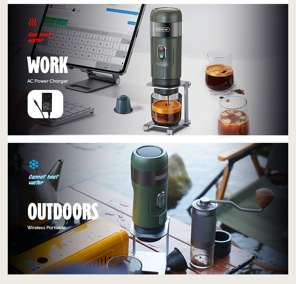 HiBREW Wireless Electric Portable Coffee Machine