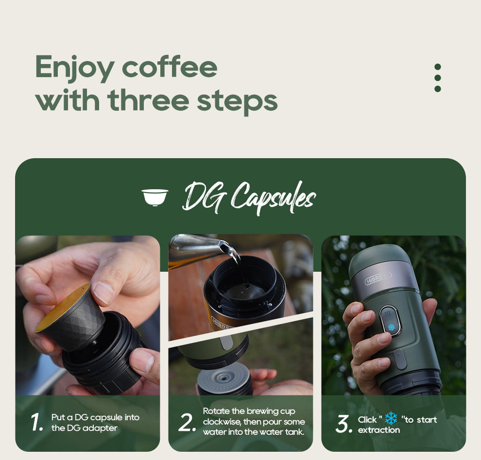 HiBREW Wireless Electric Portable Coffee Machine