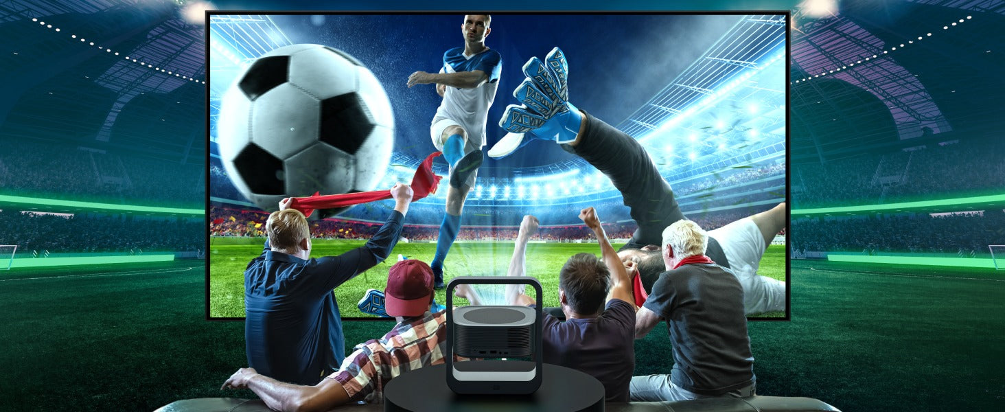 Eeenfy Venus V1 Mini Smart Projector – 1080P Support, 350 ANSI, WiFi & Bluetooth 5.2, 270° Rotating Home Cinema